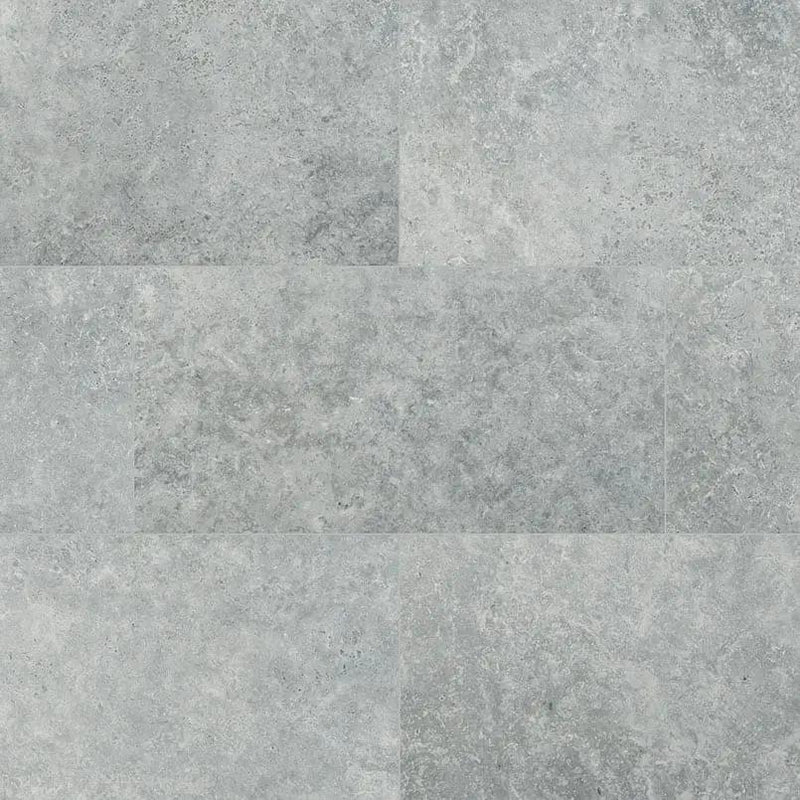 Legions Lunar Silver Matte Porcelain Tiles 24x48 close up