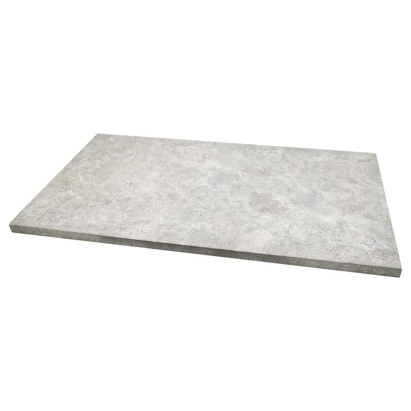 Legions Lunar Silver Matte Porcelain Mosaics 2x2 close up