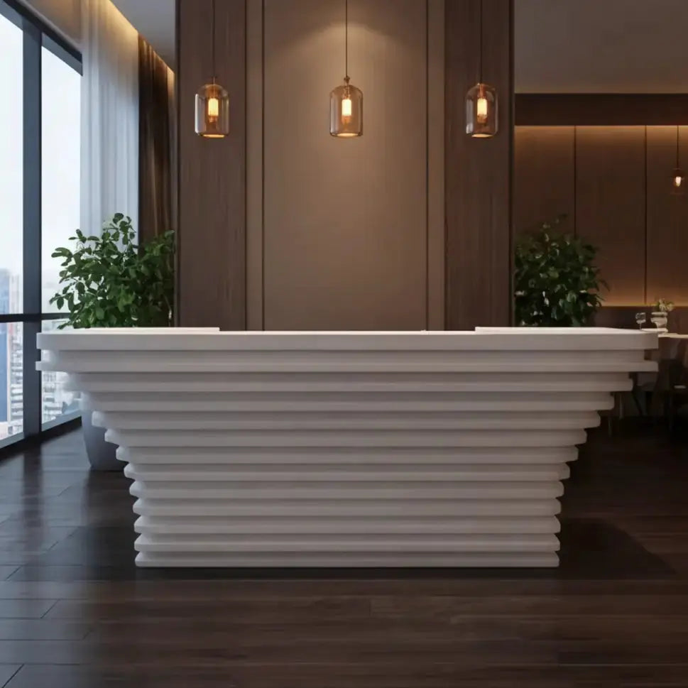 Dahlia · Front Reception Desk by Arc Grove