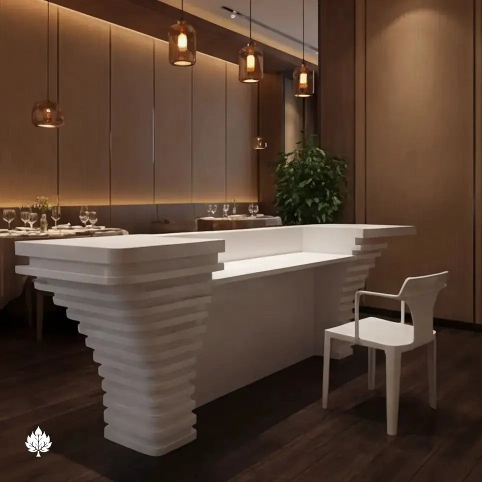 Dahlia · Front Reception Desk by Arc Grove