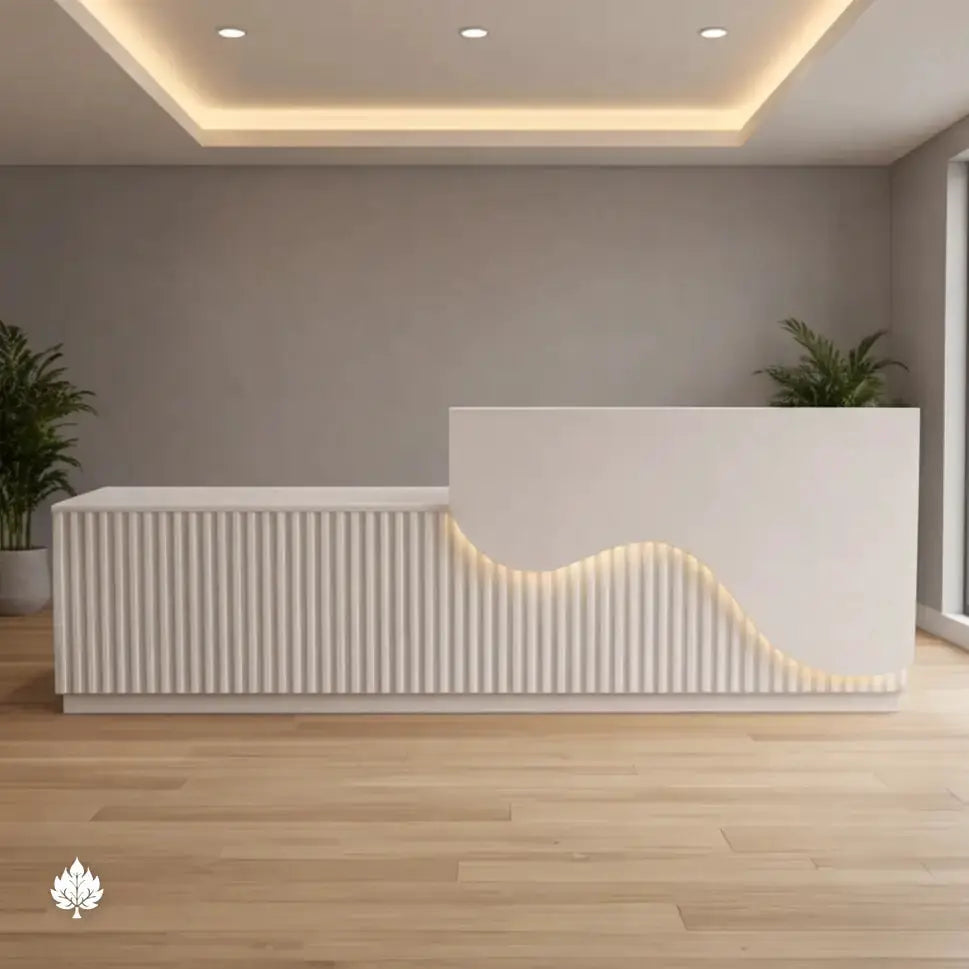 Faye · Front Reception Desk by Arc Grove