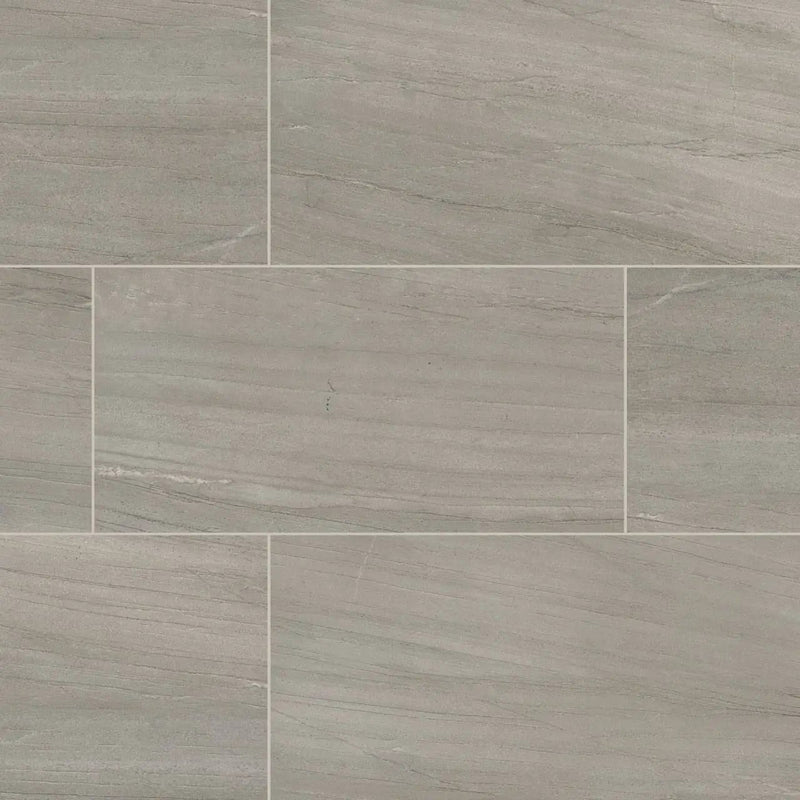 Malahari Greige Lappato Porcelain Tiles 12x24 close up