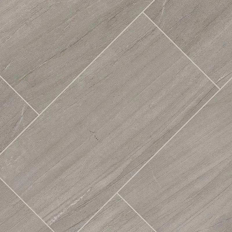 Malahari Greige Lappato Porcelain Tiles 24x48 angled view