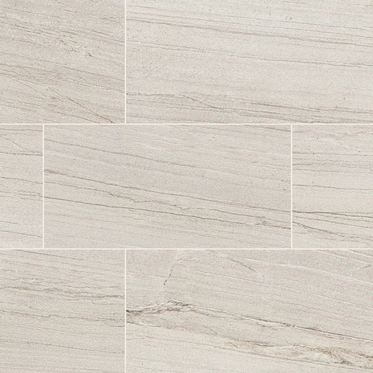 Malahari White Lappato Porcelain Tiles 12x24 close up