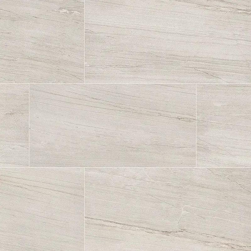 Malahari White Lappato Porcelain Tiles 24x48 close up