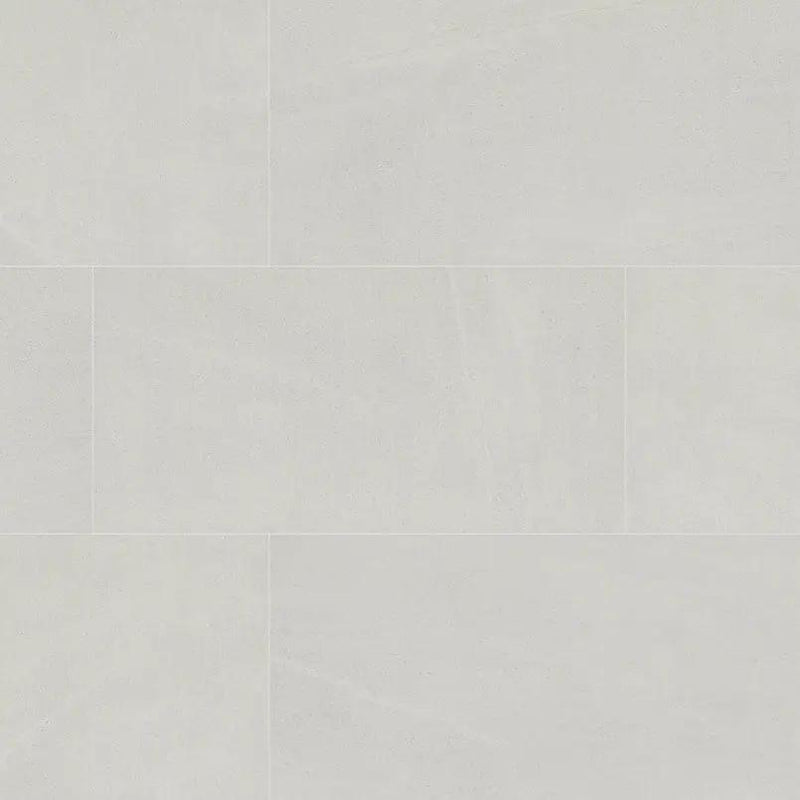 Traktion Maven Talc Matte Limestone Look Porcelain Tiles 24x48 close up