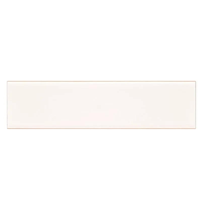 White 2x8 Glossy Bullnose Porcelain Moldings by MSI Surfaces