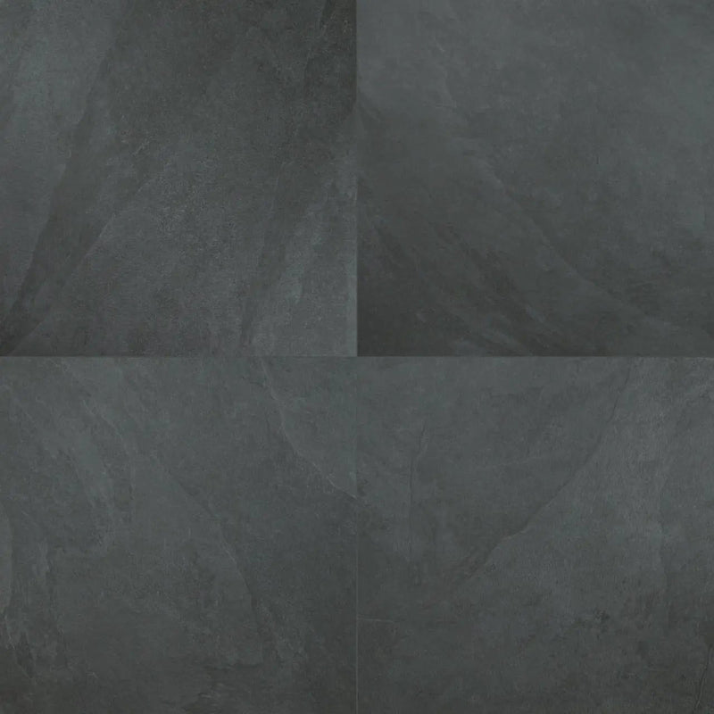 Legions Midnight Montage Matte Porcelain Tiles 24x48 close up