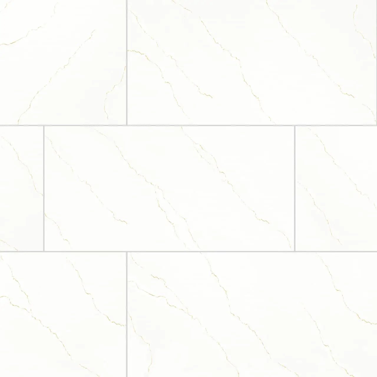 Miraggio Gold Matte Bullnose Porcelain Moldings 3x24 close up