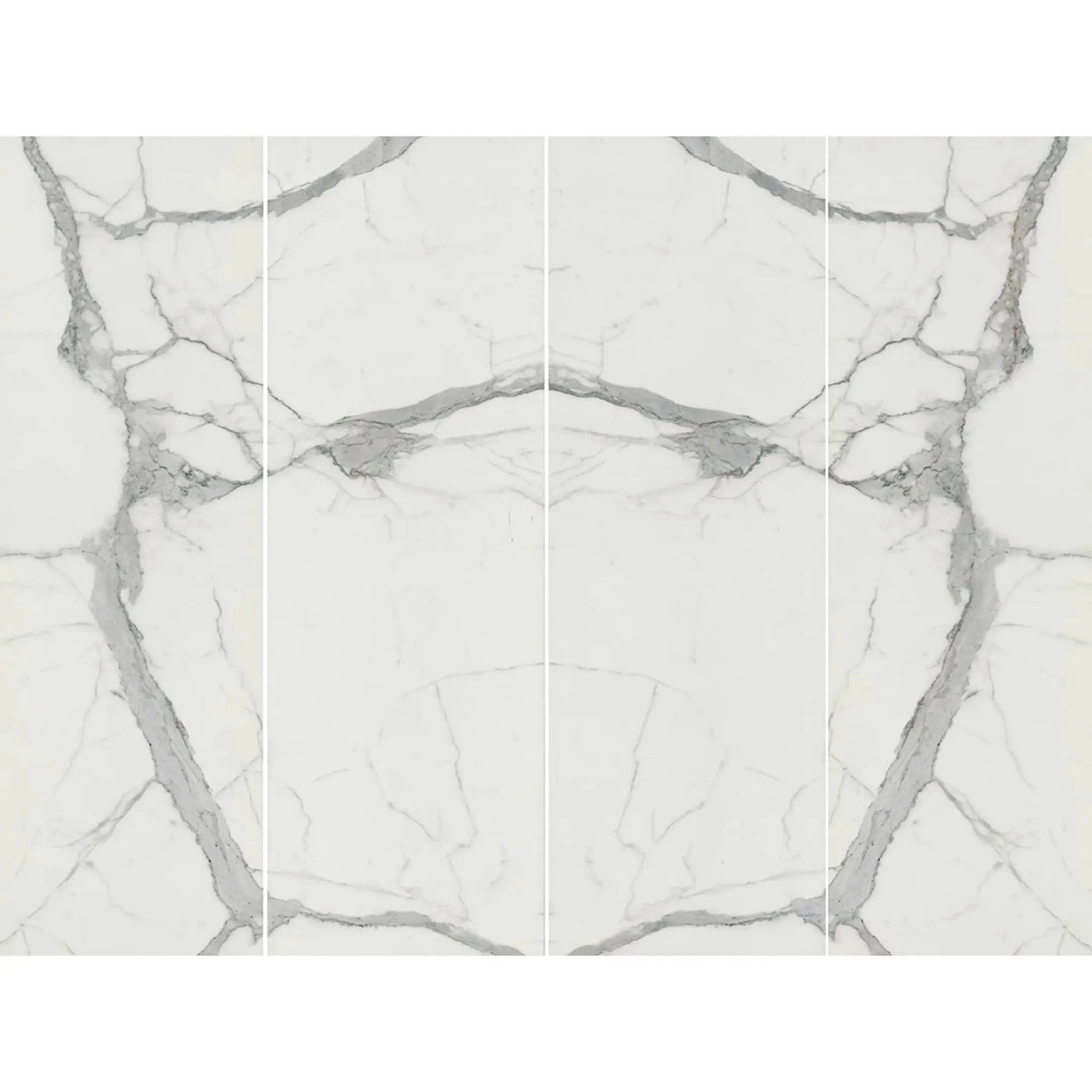 Montblanc Statuario Polished Porcelain Tiles 31.5x94.5 close up