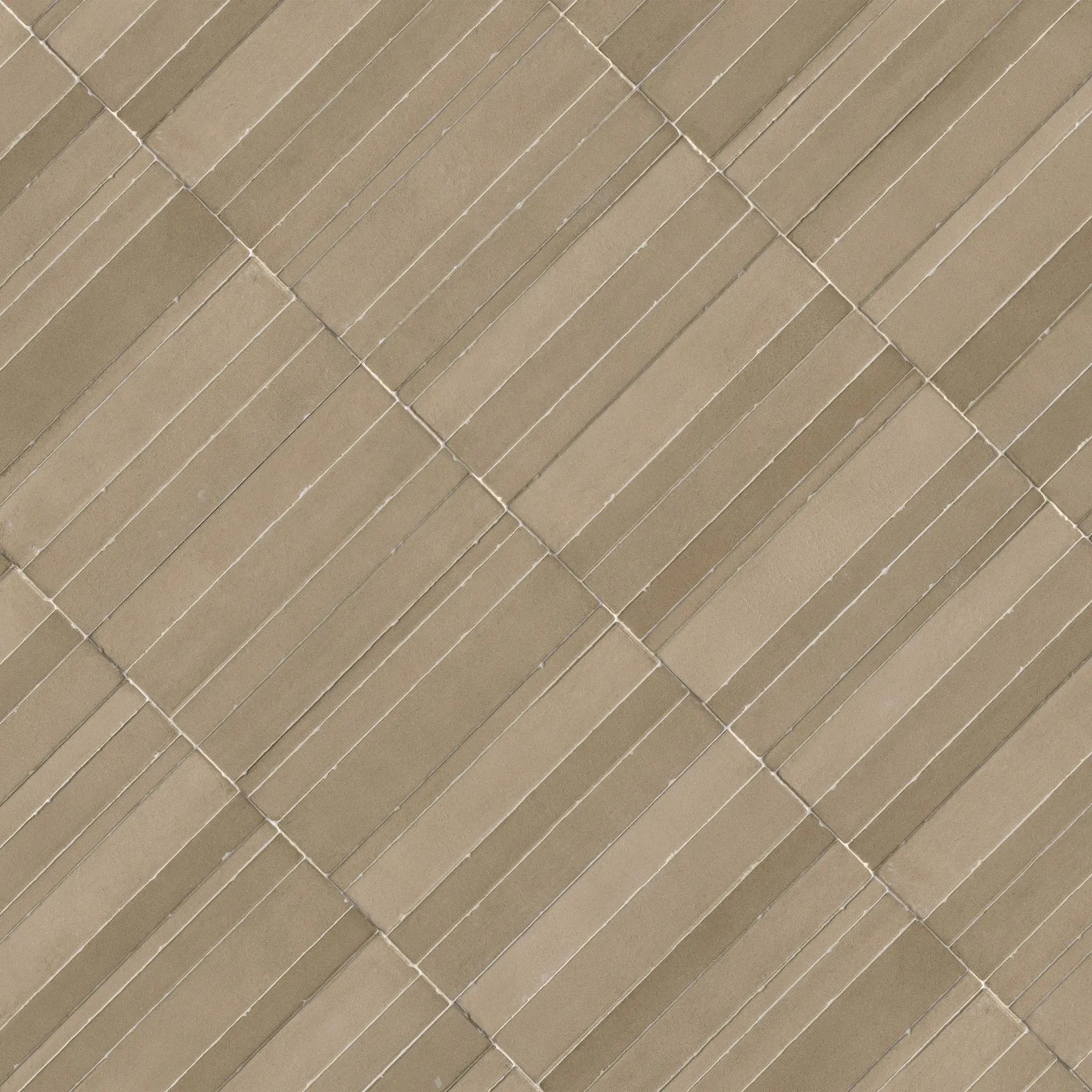 Murcia Clay Origin Matte Ceramic Tiles 16x48 angled view