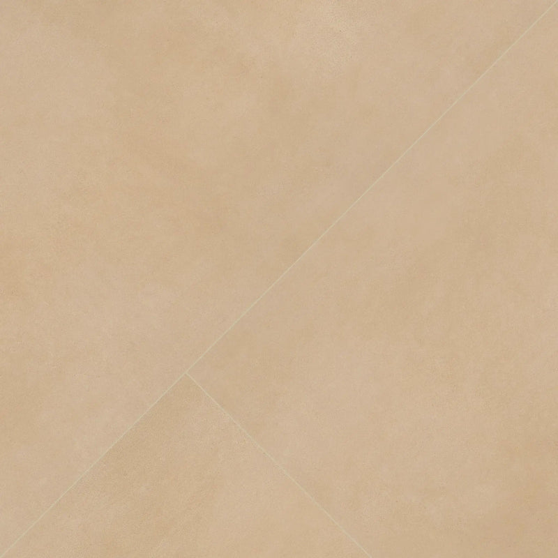 Murcia Dune Matte Porcelain Tiles 24x48 angled view