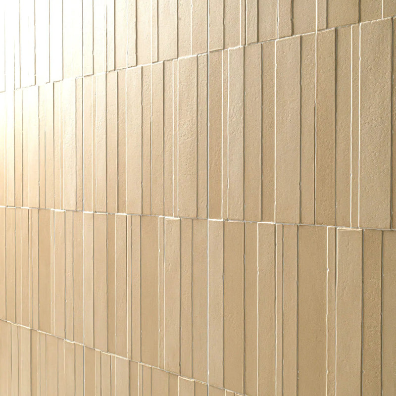 Murcia Dune Origin Matte Ceramic Tiles 16x48 angled view