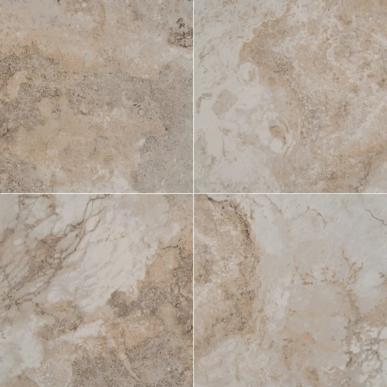 Napa Beige Matte Travertine Look Ceramic Tiles 12x12 by MSI Surfaces