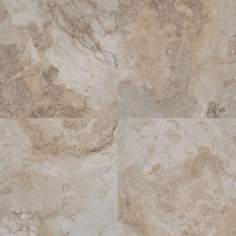 Napa Beige Matte Travertine Look Ceramic Tiles 12x12 by MSI Surfaces