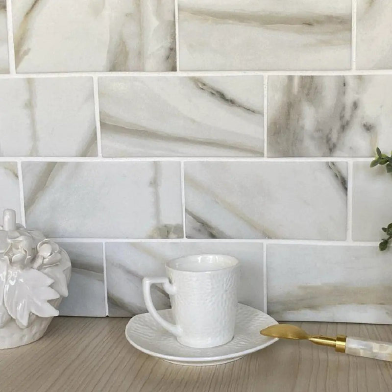Chiffon White 12x12 Matte Brick Recycled Glass Mosaic Tile (10 pack, 9.18 sq ft/case) by Apollo Tile
