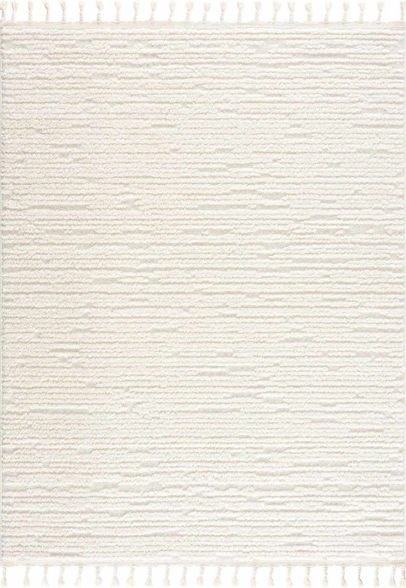 Kulu Textured Area Rug with Tassels by Boutique Rugs