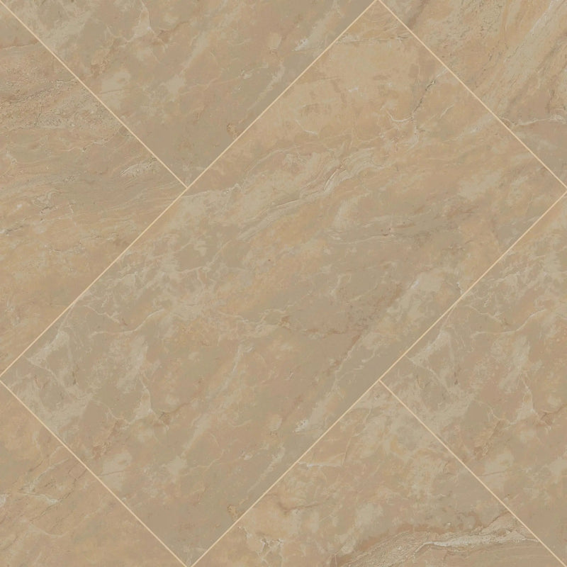 Onyx Sand Polished Porcelain Tiles 12x24 angled view