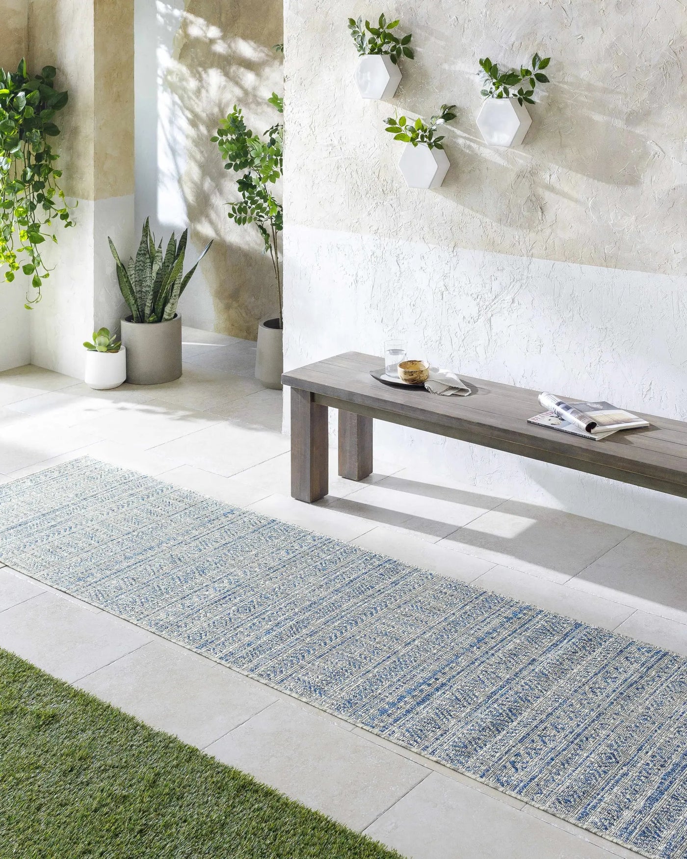 Novato All Over Pattern Performance Outdoor Rug by Boutique Rugs