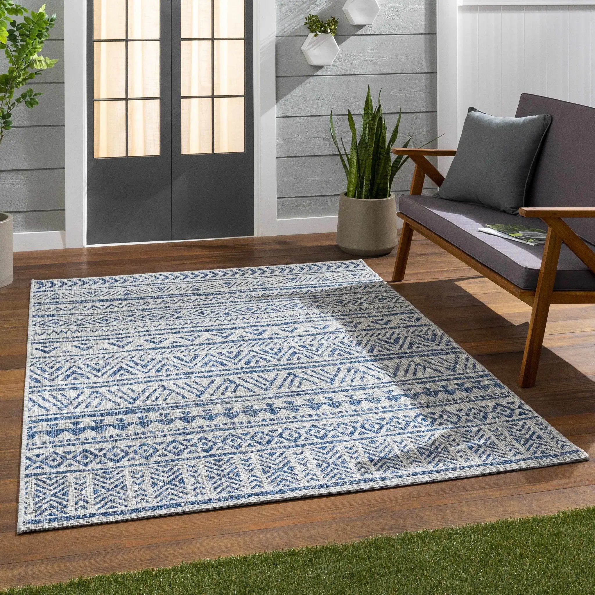 Novato All Over Pattern Performance Outdoor Rug by Boutique Rugs
