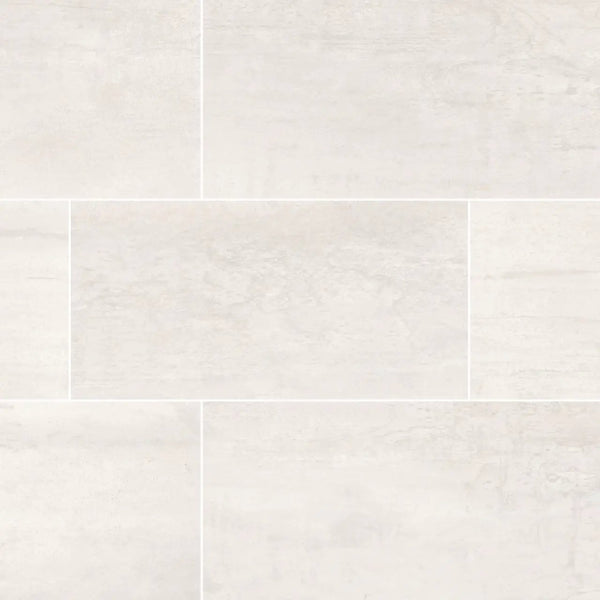 Oxide Blanc Matte Porcelain Tiles 12x24