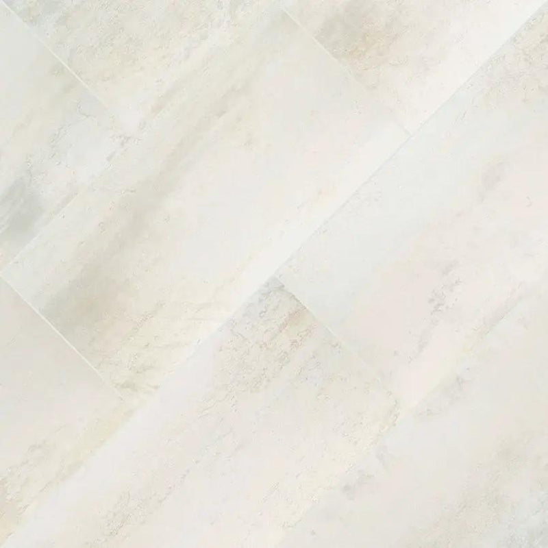 Oxide Blanc Matte Porcelain Mosaics 2x2 angled view