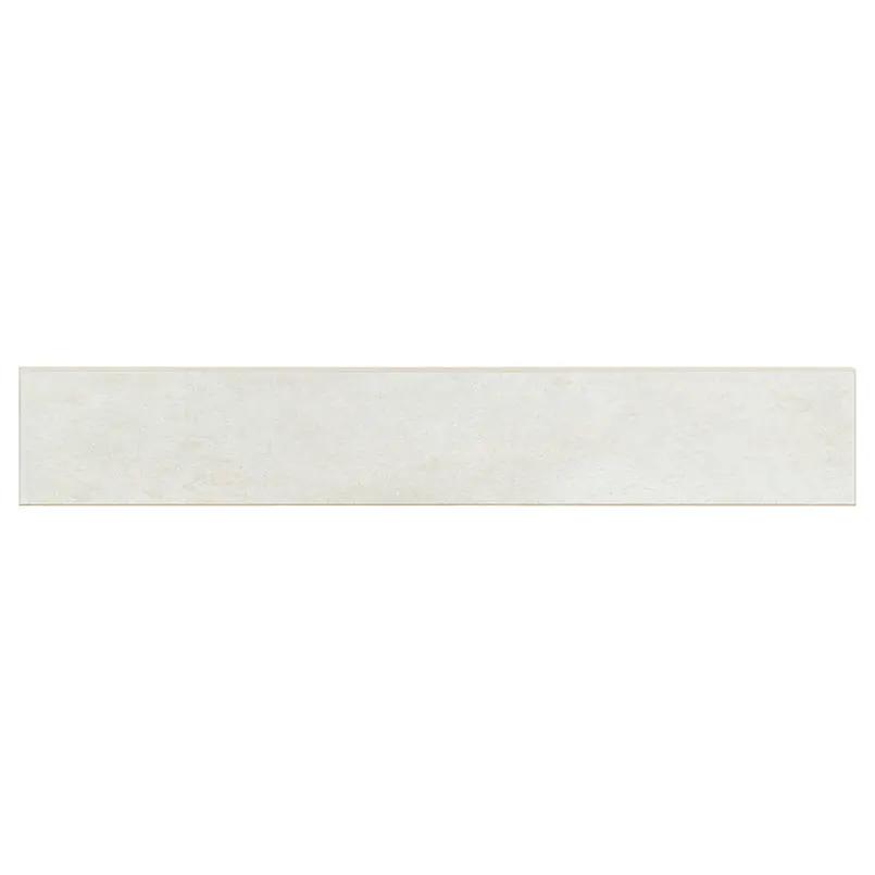 Oxide Blanc Matte Bullnose Porcelain Moldings 3x18 close up