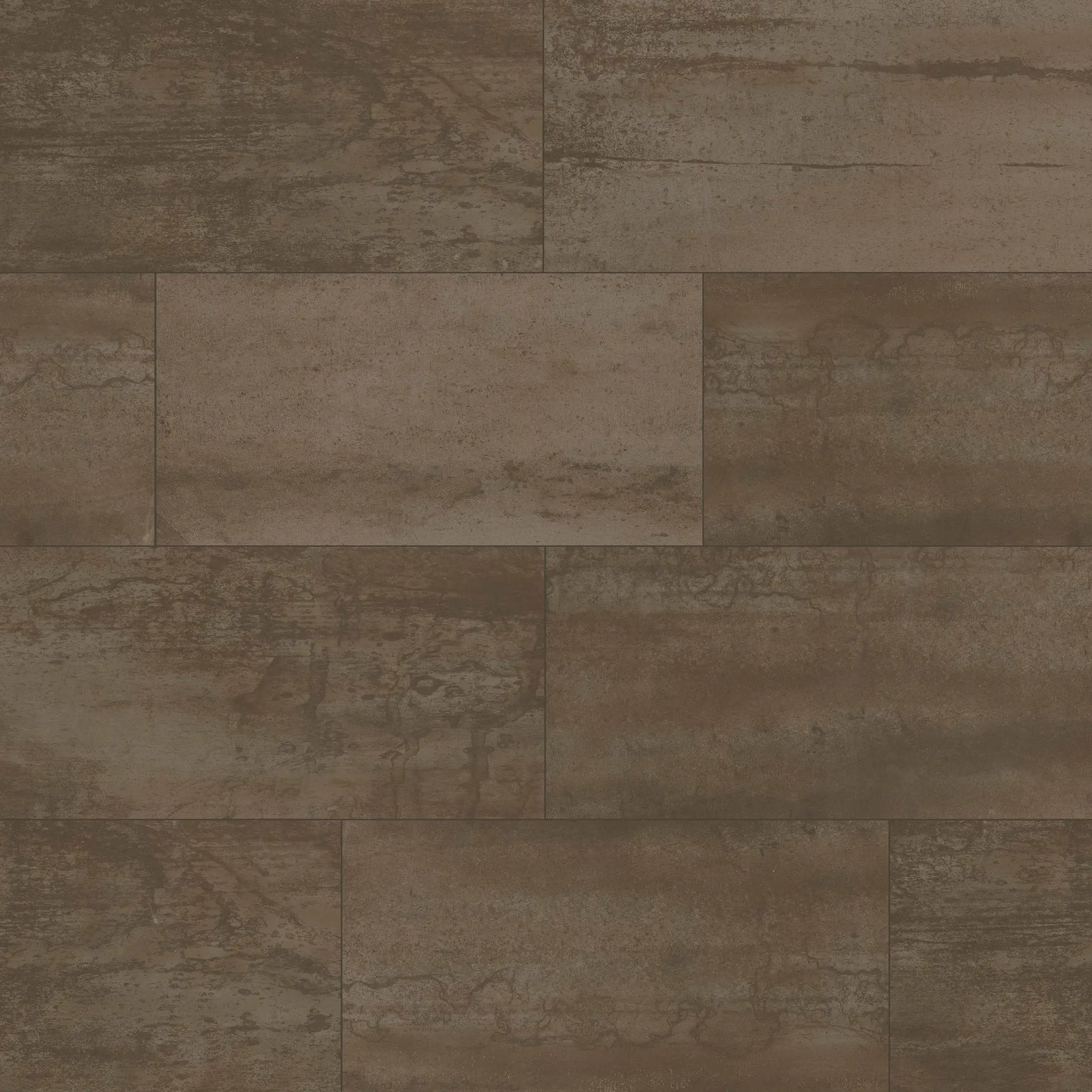 Oxide Copper Matte Porcelain Tiles 12x24 close up