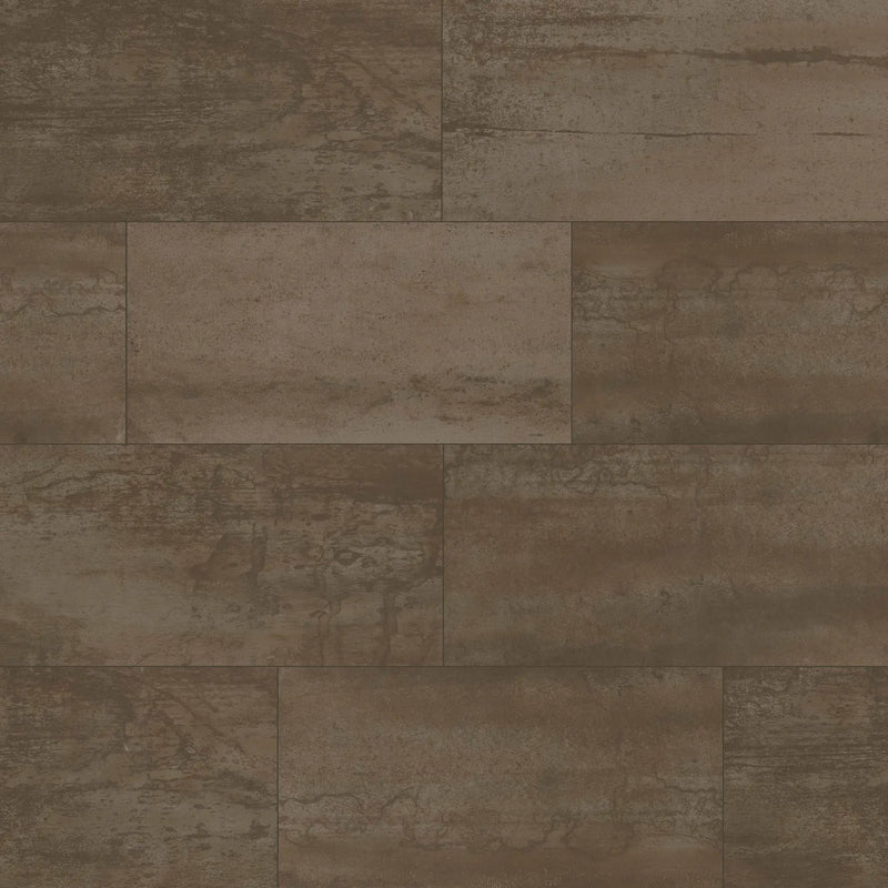Oxide Copper Matte Porcelain Tiles 12x24 close up