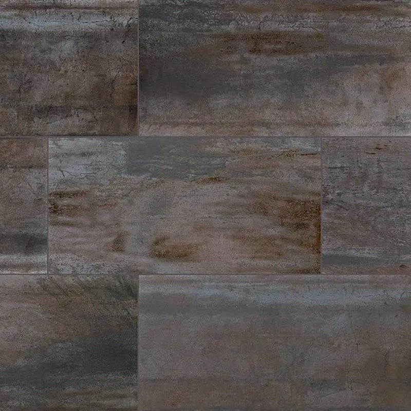 Oxide Iron Matte Porcelain Tiles 24x48 close up