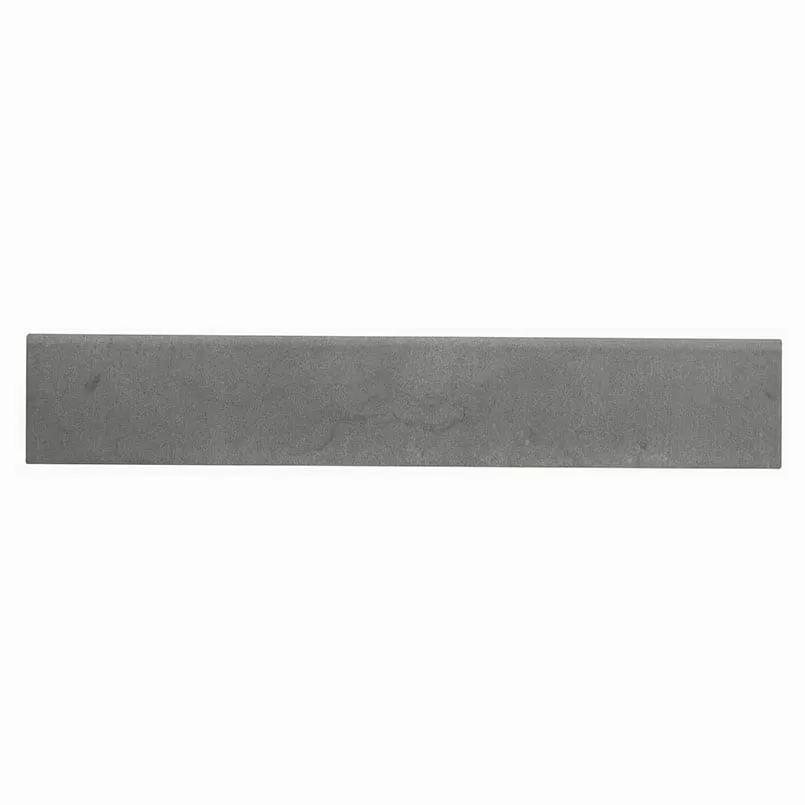 Oxide Magnetite Matte Bullnose Porcelain Moldings 3x18 close up