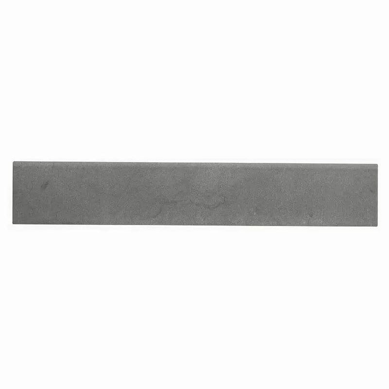 Oxide Magnetite Matte Bullnose Porcelain Moldings 3x18 close up