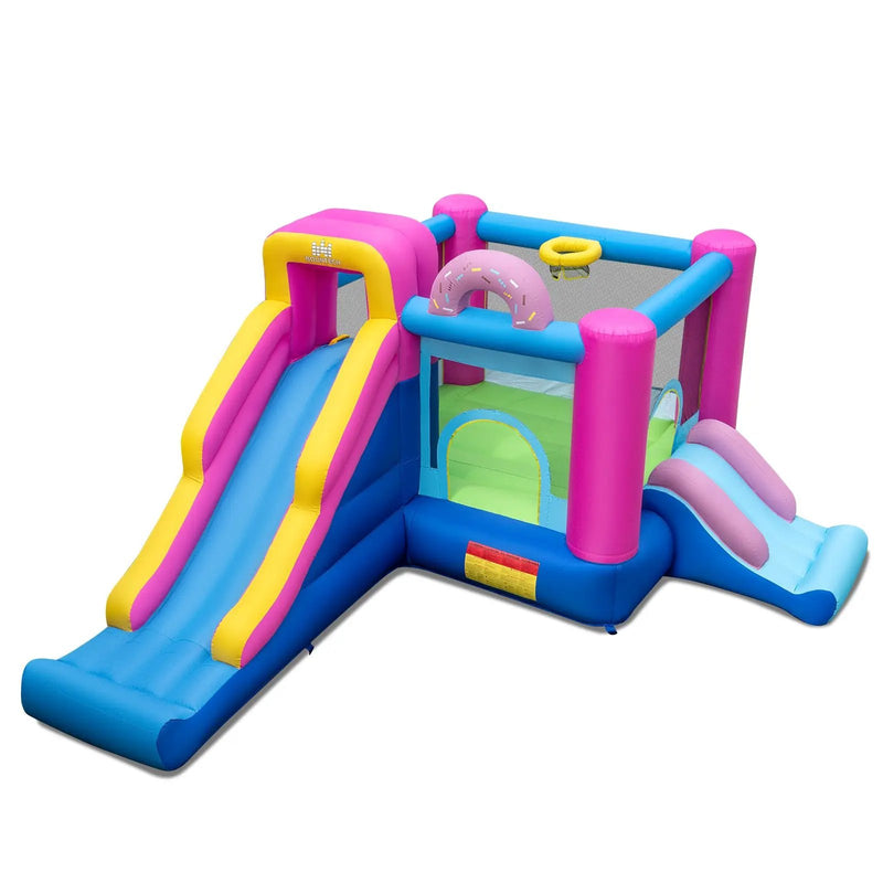 Inflatable Bounce House with Slides and Basketball Hoop (without Blower) by DirectDeals
