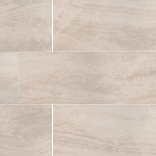 Praia Crema Matte Porcelain Tiles 12x24