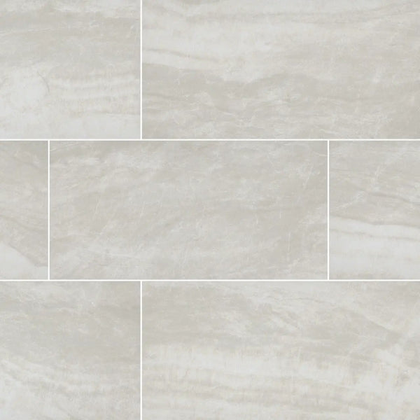 Praia Grey Matte Porcelain Tiles 12x24