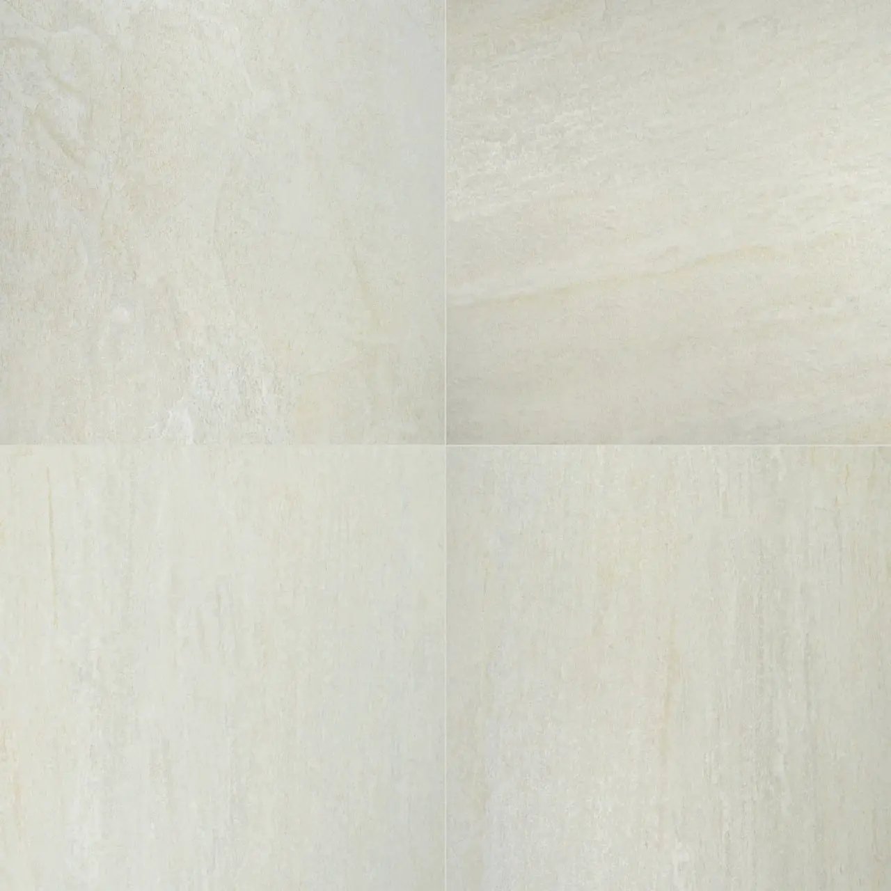 Legions Quartz White Matte Porcelain Tiles 24x24 close up