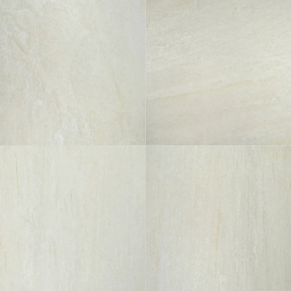 Legions Quartz White Matte Porcelain Tiles 24x24