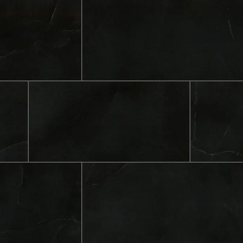 Regallo Midnight Agate Polished Porcelain Tiles 24x48 close up