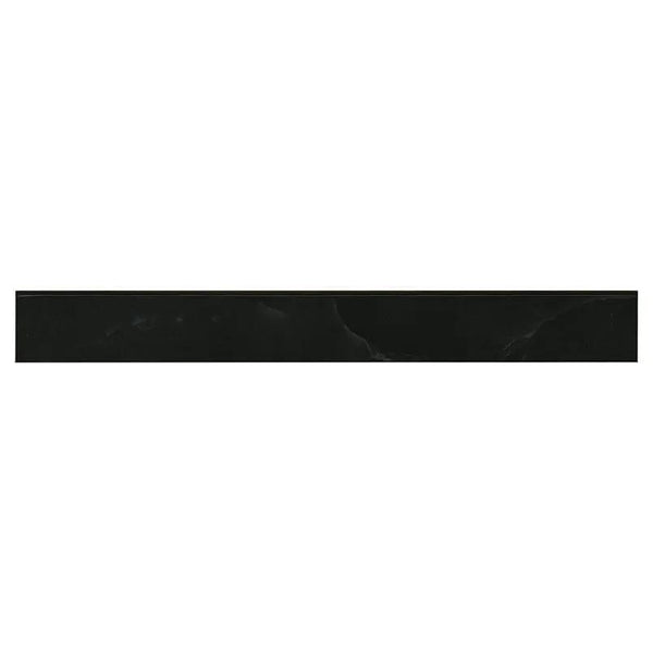 Regallo Midnight Agate Polished Bullnose Porcelain Moldings 3x24 Polished