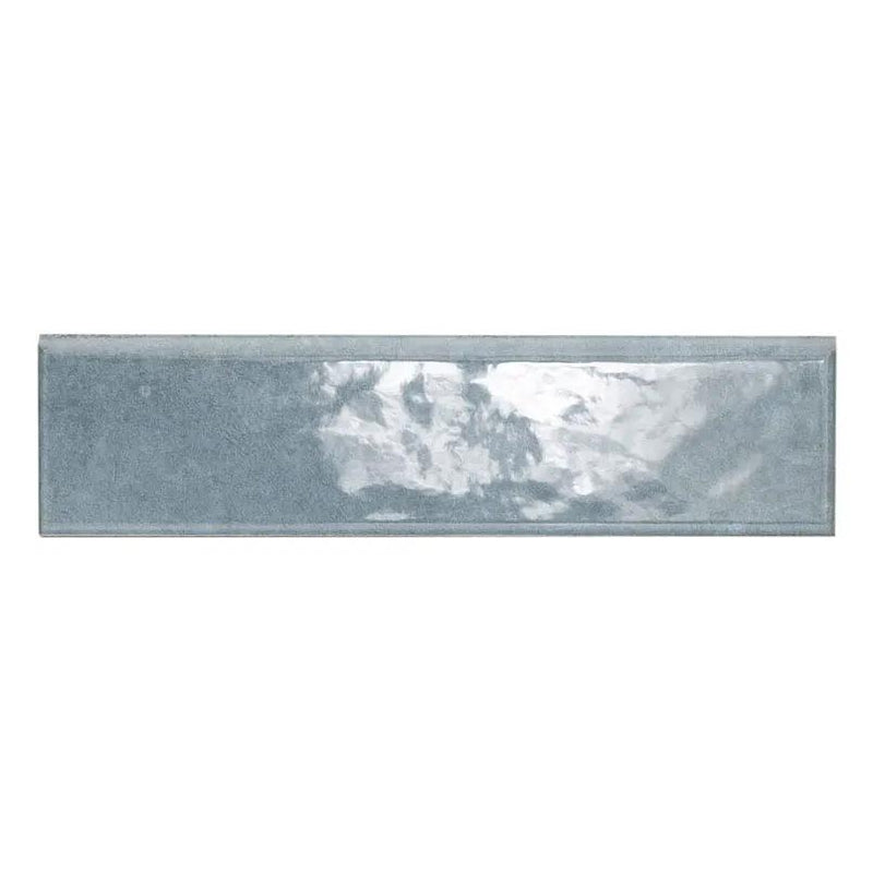 Renzo Denim Ceramic Tile 3x12 Glossy Bullnose Mosaics by MSI Surfaces