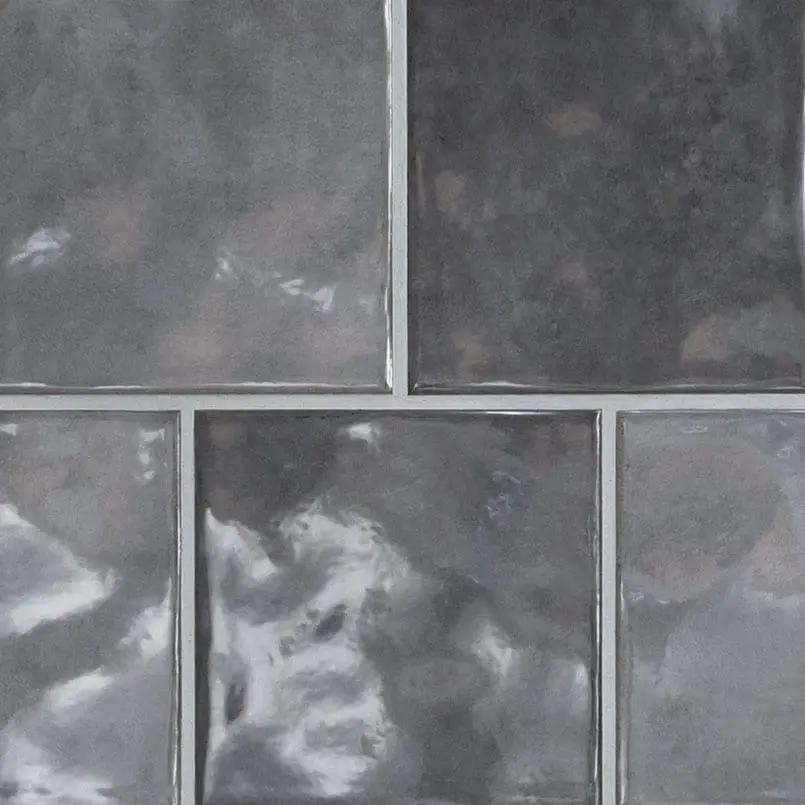 Renzo Storm 3x12 Glossy Ceramic Mosaics 5x5 close up