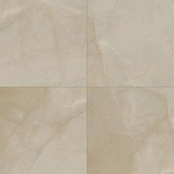 Sande Cream Matte Marble Look Porcelain Tiles 24x24