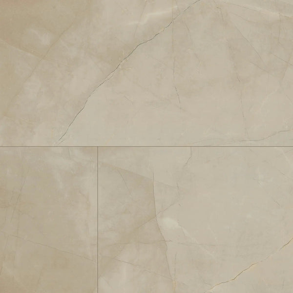 Sande Cream Matte Marble Look Porcelain Tiles 24x48