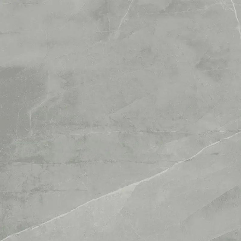Sande Grey Matte Marble Look Porcelain Tiles 48x48 close up