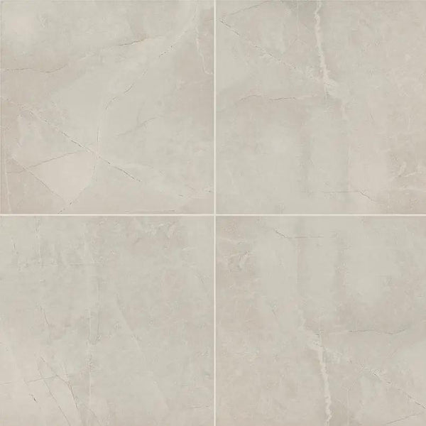 Sande Ivory Matte Marble Look Porcelain Tiles 24x24