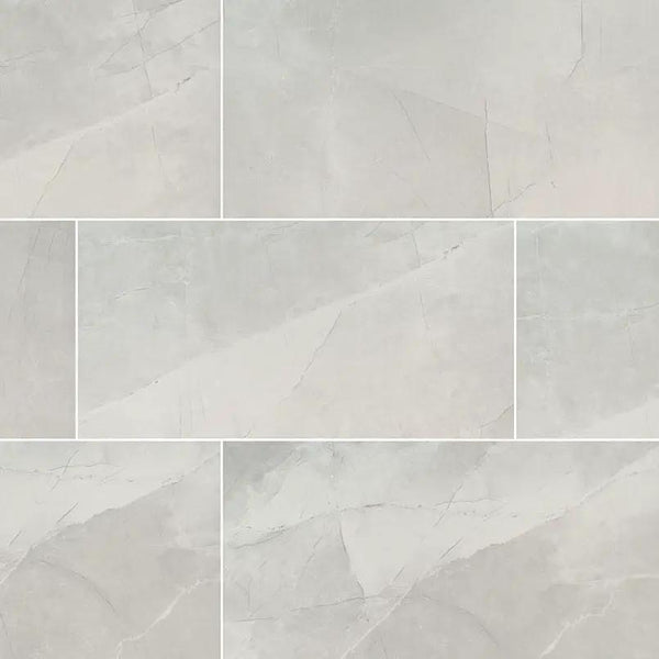 Sande Ivory Matte Marble Look Porcelain Tiles 24x48