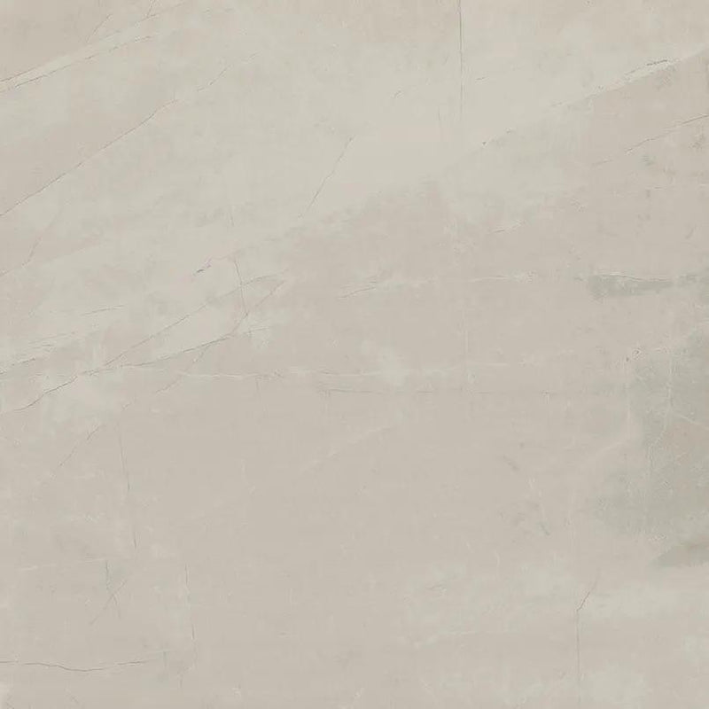 Sande Ivory Polished Marble Look Porcelain Tiles 48x48 close up