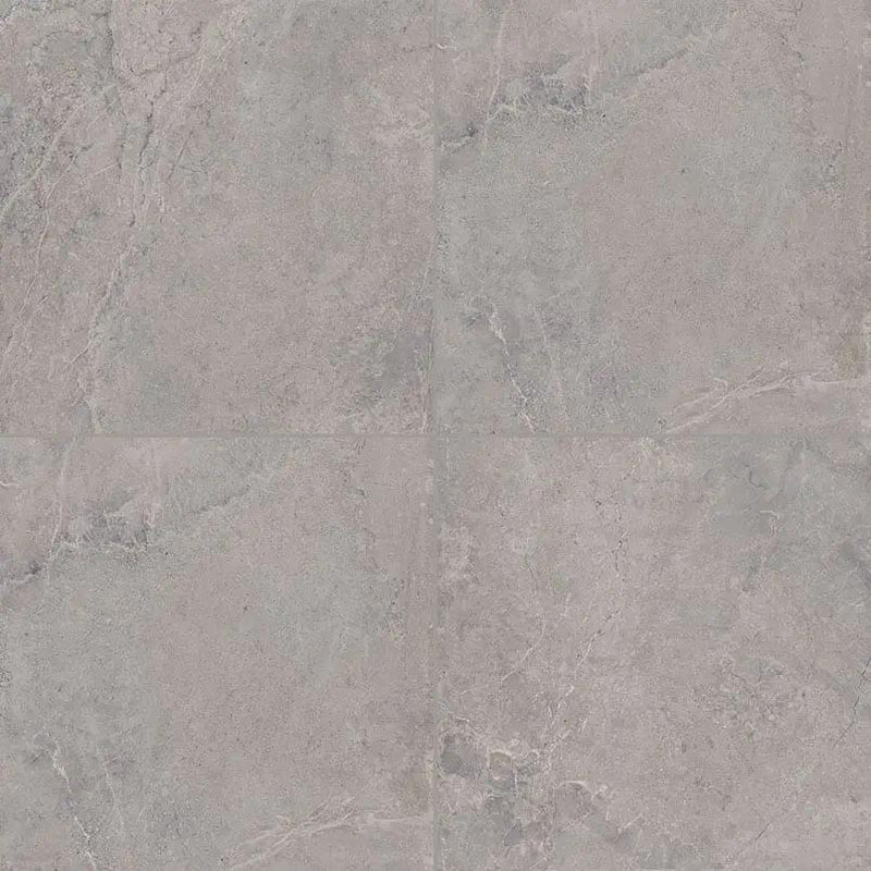Soreno Grigio Matte Porcelain Tiles 24x24 close up