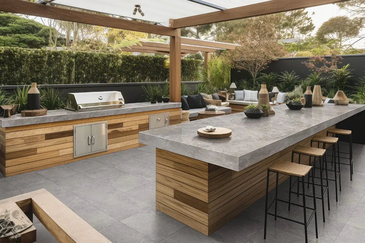 Soreno Grigio Matte Porcelain Mosaics 2x2 in a finished room