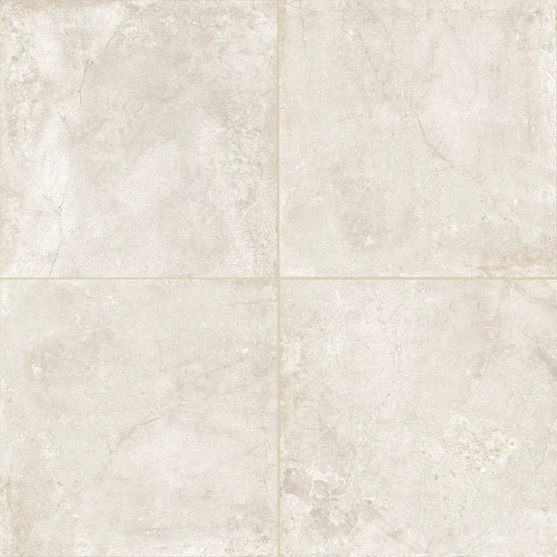 Soreno Ivory Matte Porcelain Tiles 24x24 close up
